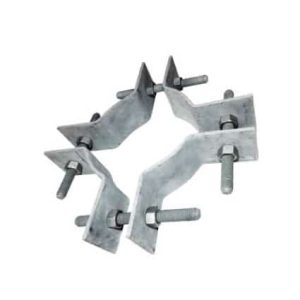 Abrazadera con 4 Ganchos